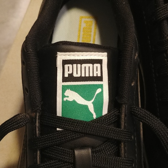 PUMA MATCH STAR Men's Size 6.5 Shoes Lace Up Sneakers 38020403 BLACK / GOLD New - Picture 7 of 12